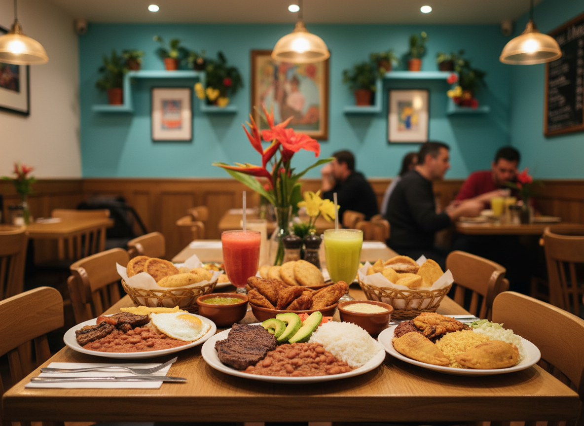 Colombian cooking and hospitality